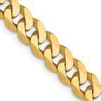 Leslie's 14K 5.75mm Flat Beveled Curb Chain