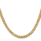Leslie's 14K 5.75mm Flat Beveled Curb Chain - Image 2
