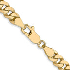 Leslie's 14K 5.75mm Flat Beveled Curb Chain - Image 3