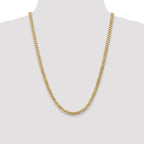 Leslie's 14K 5.75mm Flat Beveled Curb Chain - Image 4