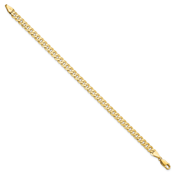 Leslie's 14K 5.75mm Flat Beveled Curb Chain - Image 2