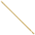 Leslie's 14K 5.75mm Flat Beveled Curb Chain - Image 2