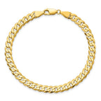 Leslie's 14K 5.75mm Flat Beveled Curb Chain - Image 3