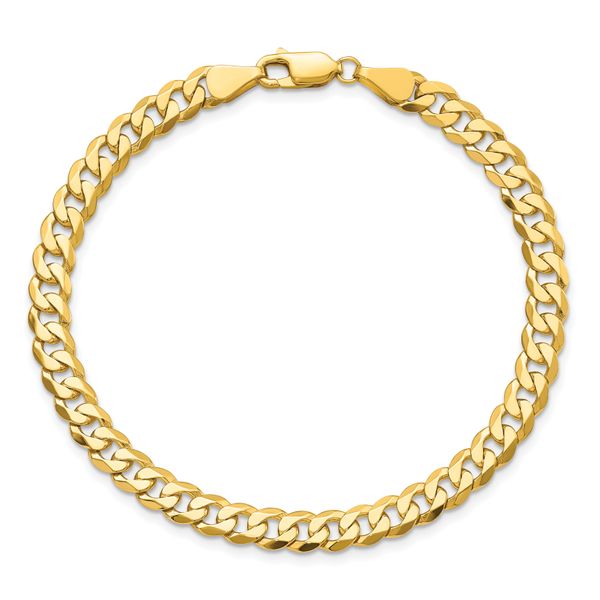 Leslie's 14K 5.75mm Flat Beveled Curb Chain - Image 3
