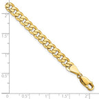 Leslie's 14K 5.75mm Flat Beveled Curb Chain - Image 4