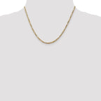 Leslie's 14K 2.75mm Flat Figaro Chain - Image 4