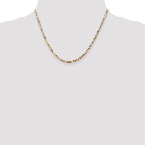 Leslie's 14K 2.75mm Flat Figaro Chain - Image 4