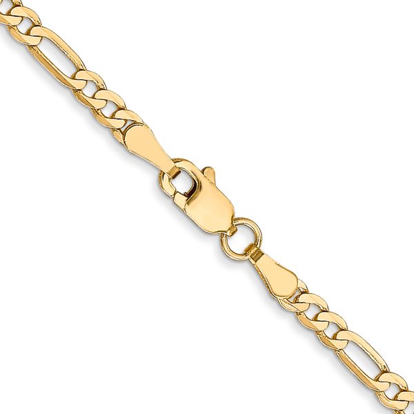Leslie's 14K 2.75mm Flat Figaro Chain - Image 3