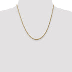 Leslie's 14K 2.75mm Flat Figaro Chain - Image 4