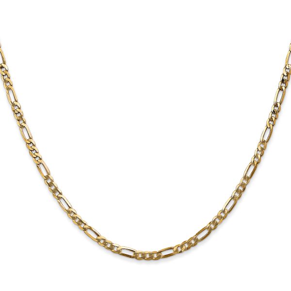 Leslie's 14K 2.75mm Flat Figaro Chain - Image 2