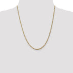 Leslie's 14K 2.75mm Flat Figaro Chain - Image 4