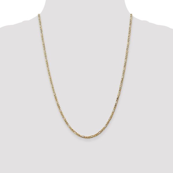 Leslie's 14K 2.75mm Flat Figaro Chain - Image 4