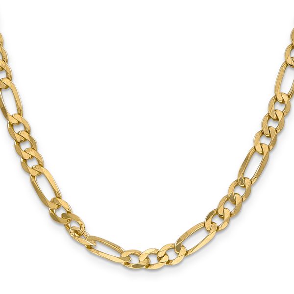Leslie's 14K 6.00mm Flat Figaro Chain - Image 2
