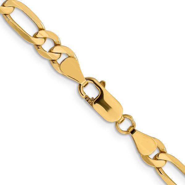 Leslie's 14K 6.00mm Flat Figaro Chain - Image 3
