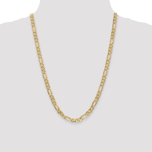 Leslie's 14K 6.00mm Flat Figaro Chain - Image 4