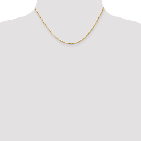 Leslie's 14K 1.3mm D/C Wheat Chain - Image 4