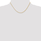 Leslie's 14K 1.3mm D/C Wheat Chain - Image 4