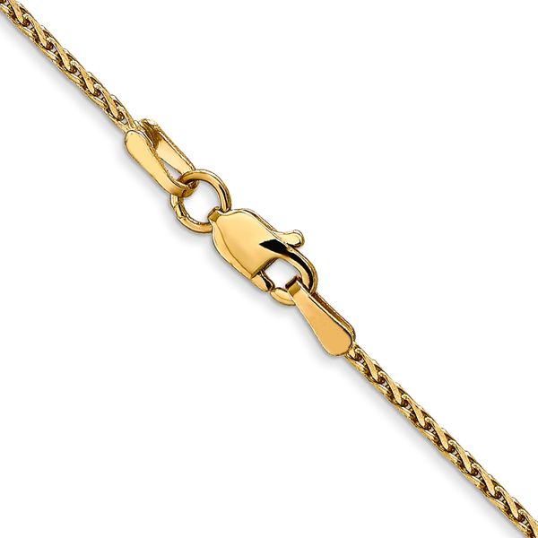 Leslie's 14K 1.3mm D/C Wheat Chain - Image 3