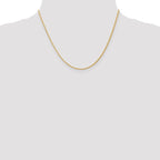 Leslie's 14K 1.3mm D/C Wheat Chain - Image 4
