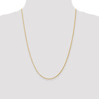 Leslie's 14K 1.3mm D/C Wheat Chain - Image 4