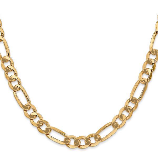 Leslie's 14K 7mm Flat Figaro Chain - Image 2