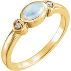 Cabochon Bezel-Set Ring