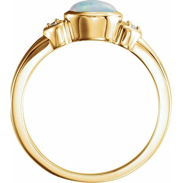 Cabochon Bezel-Set Ring - Image 2