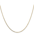 Leslie's 14K .8mm Box with Spring Ring Clasp Chain - Image 2
