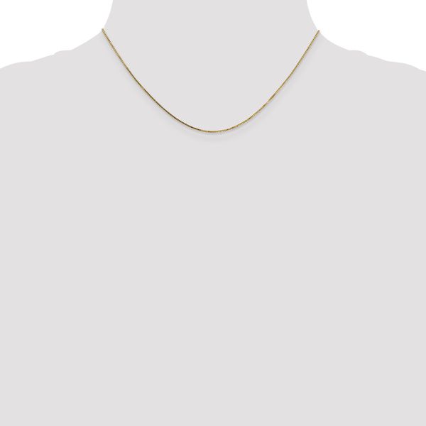 Leslie's 14K .8mm Box with Spring Ring Clasp Chain - Image 4