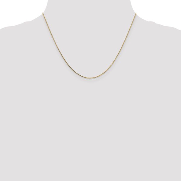Leslie's 14K .8mm Box with Spring Ring Clasp Chain - Image 4