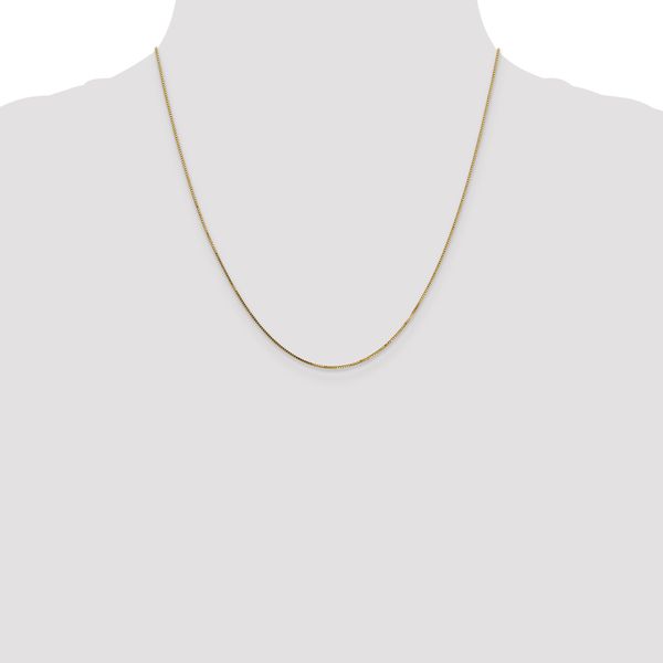Leslie's 14K .8mm Box with Spring Ring Clasp Chain - Image 4