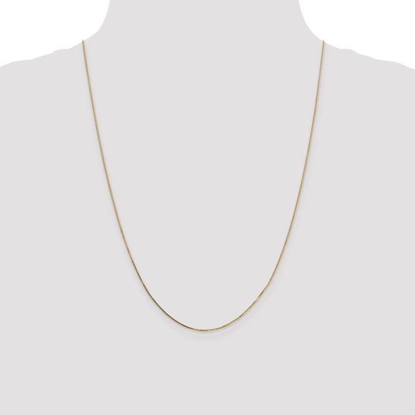 Leslie's 14K .8mm Box with Spring Ring Clasp Chain - Image 4