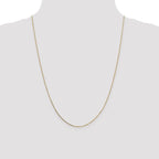 Leslie's 14K .8mm Box with Spring Ring Clasp Chain - Image 4