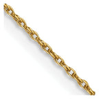 Leslie's 14K .8mm Loose Rope Chain Spring Ring Clasp