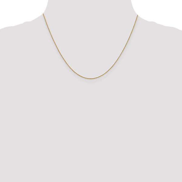 Leslie's 14K .8mm Loose Rope Chain Spring Ring Clasp - Image 4