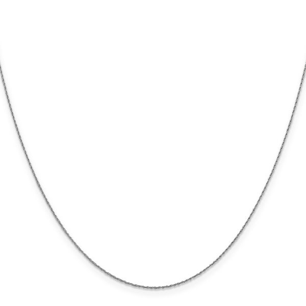 Leslie's 14K White Gold .8mm Loose Rope Chain - Image 2