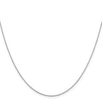 Leslie's 14K White Gold .8mm Loose Rope Chain - Image 2
