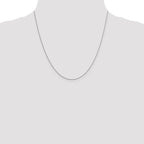 Leslie's 14K White Gold .8mm Loose Rope Chain - Image 4