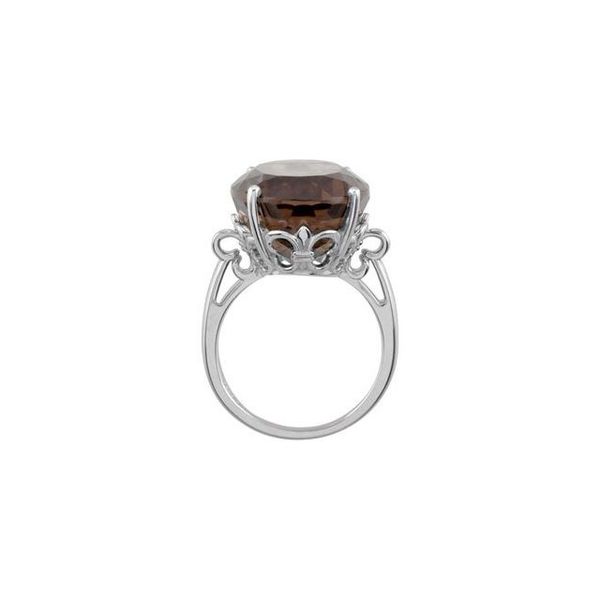 Fleur-de-lis Solitaire Ring - Image 2