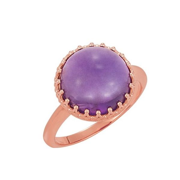 Crown Cabochon Ring