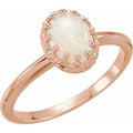 Crown Cabochon Ring