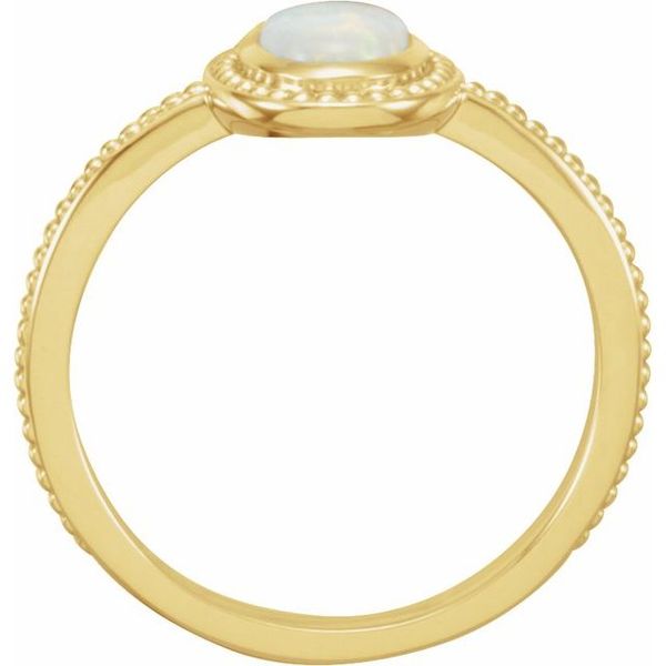 Beaded Cabochon Ring - Image 2