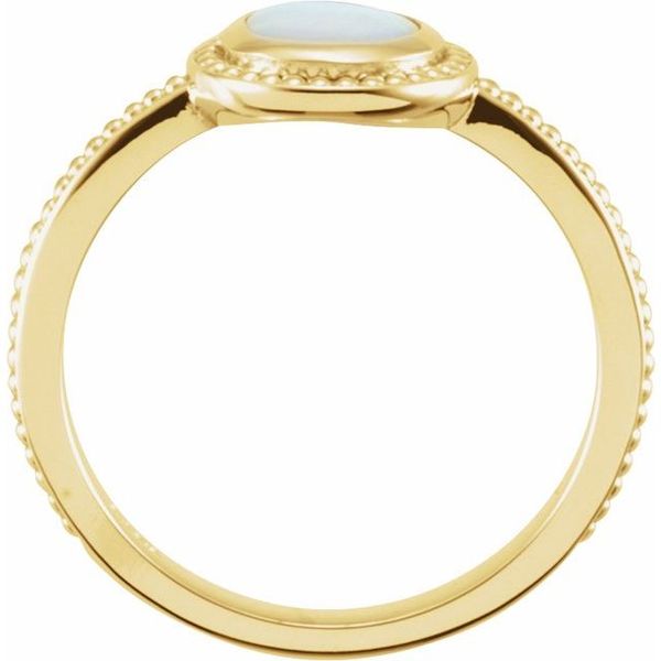 Beaded Cabochon Ring - Image 2