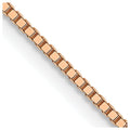 Leslie's 14K Rose Gold .8mm Box with Lobster Clasp Chain