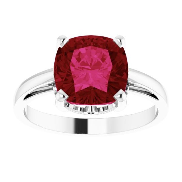 Cushion Scroll Setting® Ring - Image 3