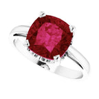 Cushion Scroll Setting® Ring - Image 5