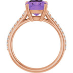 Accented Cathedral-Style Ring - Image 2