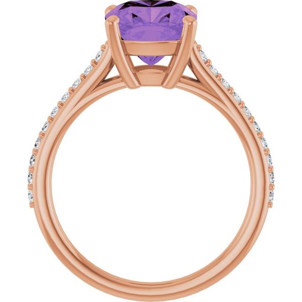 Accented Cathedral-Style Ring - Image 2