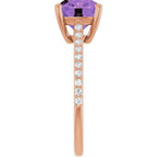 Accented Cathedral-Style Ring - Image 4