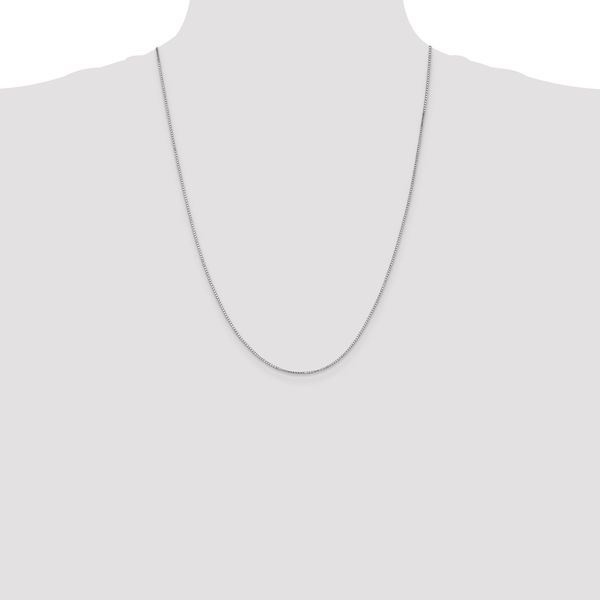 Leslie's 14K White Gold 1.2mm Box Chain - Image 4